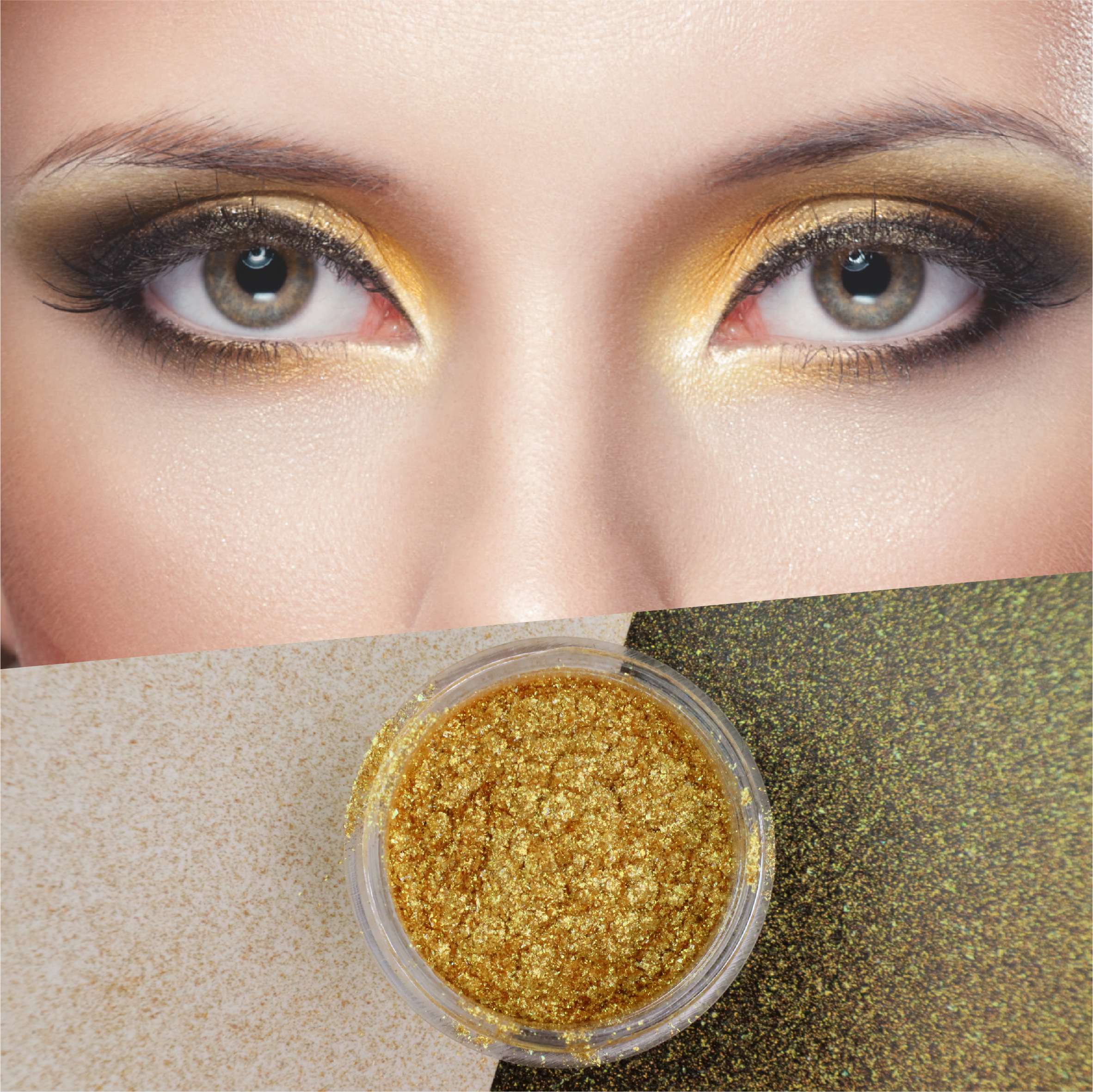 Pigment narquois en diamant doré